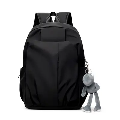 Minimalističen nahrbtnik za šolo ali potovanja Black