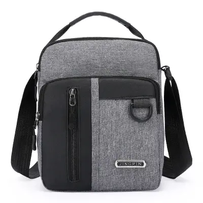 Moška poslovna torba za čez telo Grey