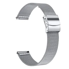 Pašček za uro iz nerjavečega jekla za Huawei Watch 2/Garmin Vivoactive 3, 20 mm Silver