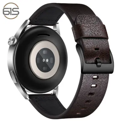 Usnjen pašček za uro Samsung Galaxy Watch 4 Coffee+Black 22 mm