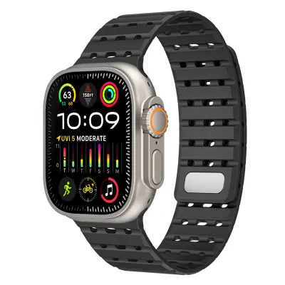 Zračni magnetni pas za Apple Watch Series 1-9 Generations 42/44/45 mm Black