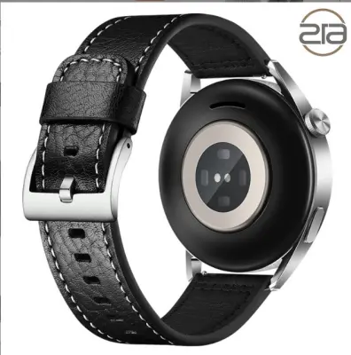 Usnjen pašček za uro Samsung Galaxy Watch 4 Black 22 mm