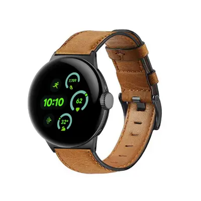 Usnjen pašček za uro Google Pixel Watch 3 (45 mm) - rjava