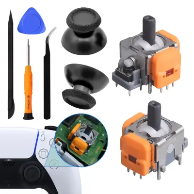 Komplet za zamenjavo igralne palice s Hallovim senzorjem za krmilnike PS5   Model 1