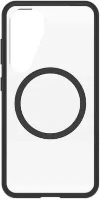 Magnetna zaštitna maska za Samsung Galaxy S25 prozirno crna GP-FPS931OBJTW