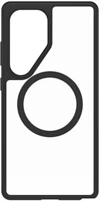 Magnetna zaštitna maska za Samsung Galaxy S25 Ultra prozirno crna GP-FPS938OBJTW