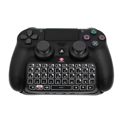 Uradni pripomoček za brezžično mini tipkovnico Sony Playstation 4 Bluetooth proizvajalca Numskull - Brezžična ploščica za klepet Bluetooth z zvočnikom