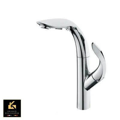 Kuhinja | Čudovito korito in kuhinjska pipa | Izvlečna cev | Ella | Minimalizem