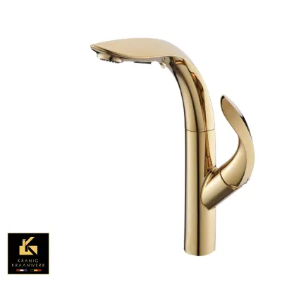 Kuhinja | Čudovito korito in kuhinjska pipa | Izvlečna cev | Ella | Minimalizem