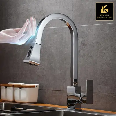 Senzorska pipa Kuhinja | Izjemna kuhinjska pipa | Pipa z izvlečno cevjo | Škatle vse naokoli