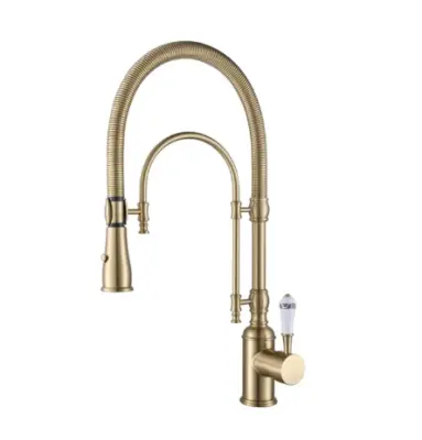 Pipa za visoko splakovanje v podeželskem slogu | Gostinska pipa | Pomivalno korito v kuhinjskem slogu | Henriette