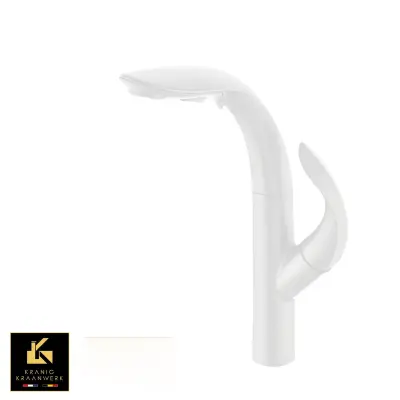 Kuhinja | Čudovito korito in kuhinjska pipa | Izvlečna cev | Ella | Minimalizem