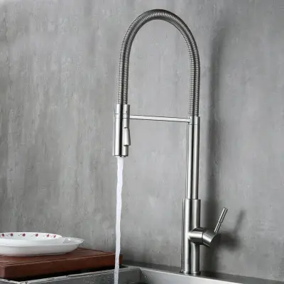 Visoko splakovalna pipa v minimalističnem slogu | Gostinska pipa | Pomivalno korito v kuhinjskem slogu | Heinrich