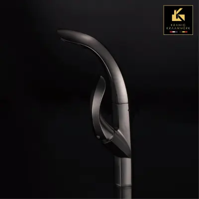 Kuhinja | Čudovito korito in kuhinjska pipa | Izvlečna cev | Ella | Minimalizem