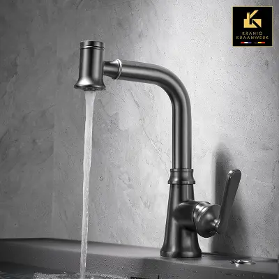 Kuhinjska pipa v podeželskem slogu | Klasičen dizajn | Izvlečna cev | Peterson