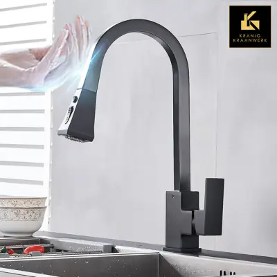 Senzorska pipa Kuhinja | Izjemna kuhinjska pipa | Pipa z izvlečno cevjo | Škatle vse naokoli