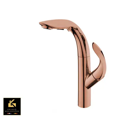 Kuhinja | Čudovito korito in kuhinjska pipa | Izvlečna cev | Ella | Minimalizem