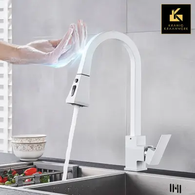 Senzorska pipa Kuhinja | Izjemna kuhinjska pipa | Pipa z izvlečno cevjo | Škatle vse naokoli