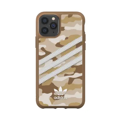 Adidas, Zaš?itni ovitek za iPhone 11 Pro Max Originals 3 Stripes Camo, Rjava