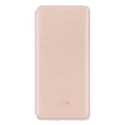 Huawei, Ohišje za Huawei P30 Pro Folio Shockproof with Card Holder, Roza