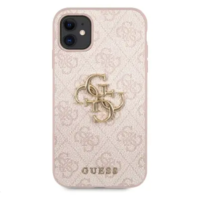 Guess, Zaš?itni ovitek za iPhone 11 Model 4G, Roza
