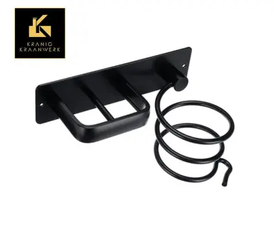 Držalo za sušilec in likalnik | Črna