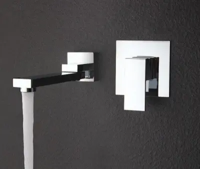 Oblikovanje | Mešalna armatura za kad in umivalnik | Montaža na steno | Rotacijske obloge