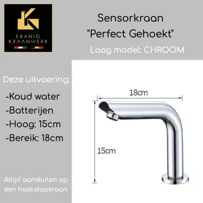 Catering Senzorska pipa | Brez dotika | Popolnoma okoten | WC soba