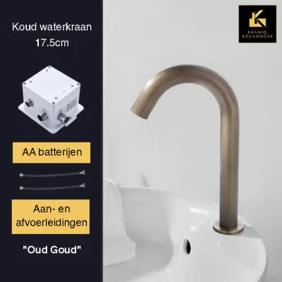 Senzor Ultima razreda A | Staro zlato | Brezdotična pipa | WC soba | Staro zlato | Minimalizem