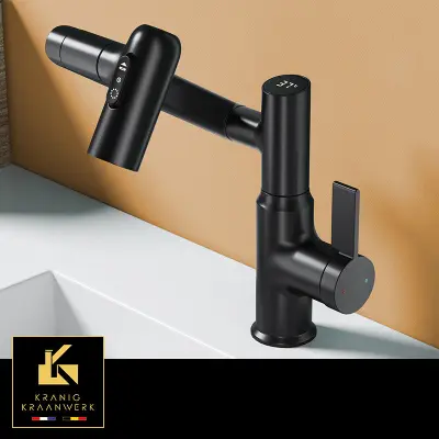 Frizerska pipa | Salonska pipa | Pipa za umivalnik z izvlečno cevjo in zaslonom | Rachelle