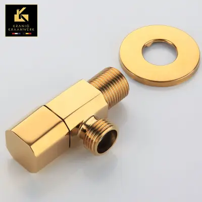 Kotni ventil | 1/2 palca | Kotna zasnova | Inštalacijski material | Da lahko na vodovodno cev montiramo pipo