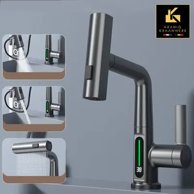 Nagibna pršilna pipa | Frizerska pipa | Salonska pipa | Pipa za umivalnik z izvlečno cevjo | Miriam