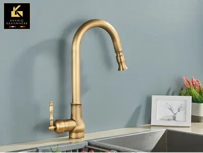 Podeželsko in industrijsko | Mešalna pipa | Izvlecite cev | Veronika | Staro zlato in črno