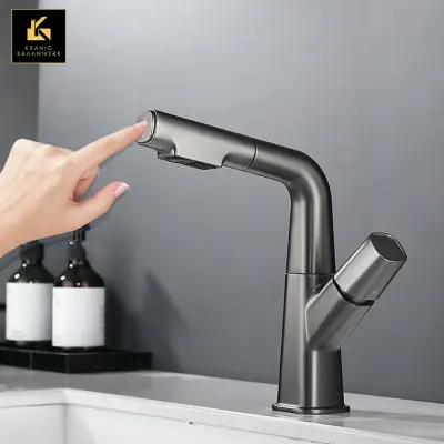 Večnamenska pipa s tipko | Pipa z raztegljivo | Izvlečna cev | Babette