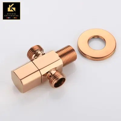 Kotni ventil | 1/2 palca | Kotna zasnova | Inštalacijski material | Da lahko na vodovodno cev montiramo pipo