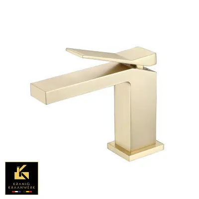 Mešalna armatura za vodnjak in umivalnik | NOVO Quinn | Visok in nizek model | Bela črna zlata modra | Minimalizem