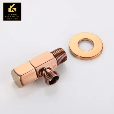 Kotni ventil | 1/2 palca | Kotna zasnova | Inštalacijski material | Da lahko na vodovodno cev montiramo pipo