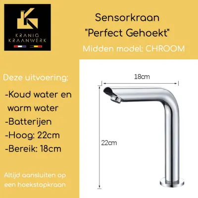 Catering Senzorska pipa | Brez dotika | Popolnoma okoten | WC soba