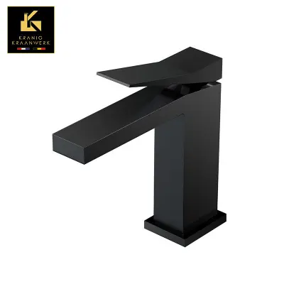 Mešalna armatura za vodnjak in umivalnik | NOVO Quinn | Visok in nizek model | Bela črna zlata modra | Minimalizem