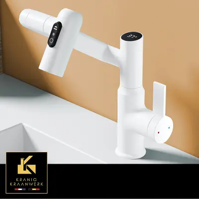 Frizerska pipa | Salonska pipa | Pipa za umivalnik z izvlečno cevjo in zaslonom | Rachelle