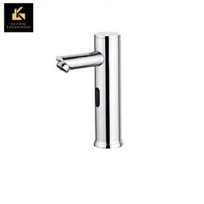 Pipa za hladno vodo brez dotika | Senzorska pipa | Pipa za umivalnik in fontano | WC soba | Chrome | Pascal | Minimalizem