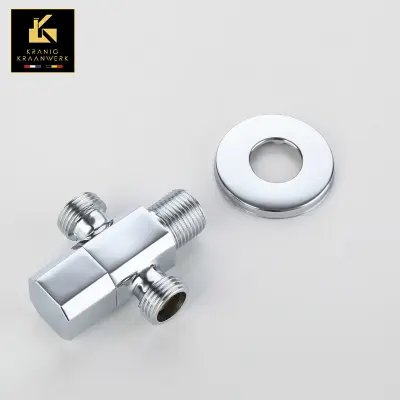 Kotni ventil | 1/2 palca | Kotna zasnova | Inštalacijski material | Da lahko na vodovodno cev montiramo pipo