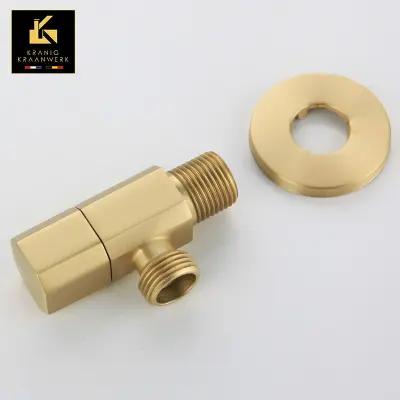 Kotni ventil | 1/2 palca | Kotna zasnova | Inštalacijski material | Da lahko na vodovodno cev montiramo pipo