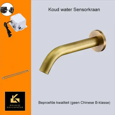 Senzorska pipa na steni | Pipa za hladno vodo | Naprej | 2,30 V in BATT