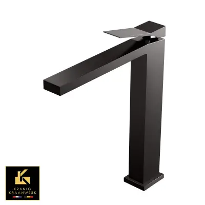 Mešalna armatura za vodnjak in umivalnik | NOVO Quinn | Visok in nizek model | Bela črna zlata modra | Minimalizem