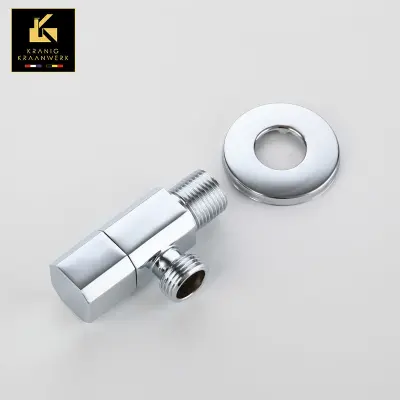 Kotni ventil | 1/2 palca | Kotna zasnova | Inštalacijski material | Da lahko na vodovodno cev montiramo pipo