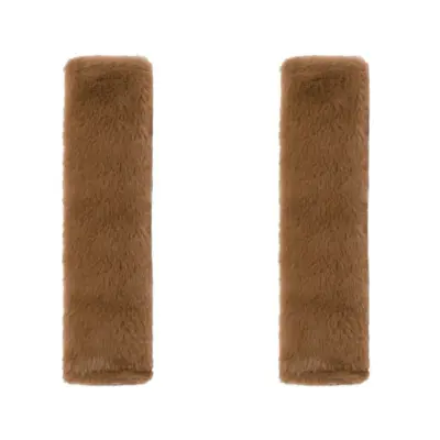 Ramenske blazinice za varnostni pas avtomobila (komplet 2) Brown+Beige