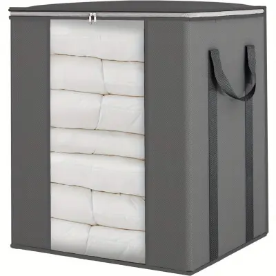 Prešita torba za shranjevanje z ročajem Grey