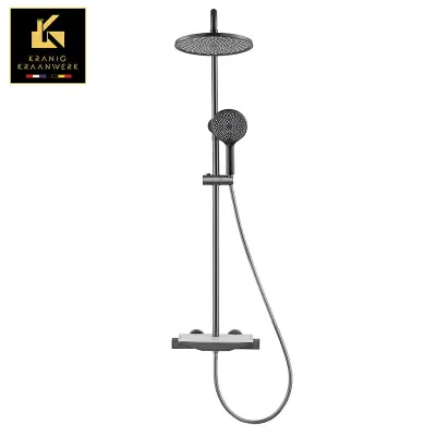 Ekskluzivna pipa za prho | nadometna tuš garnitura | Prelomno oblikovanje | Elvira | Gunmetal Grey | Bela | Zlato | Chrome