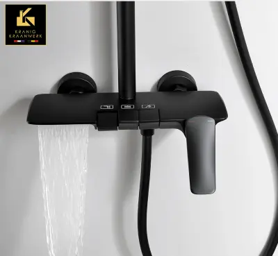 Pipa za prho | Nadometna tuš garnitura | Čerlene | Eleganten in eleganten